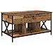 Tavolino da salotto Legno vecchio 100 x 55 x 48.5 cm - Foto miniatura 1