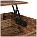 Tavolino da salotto Legno vecchio 100 x 55 x 48.5 cm - Foto miniatura 9
