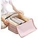 Borsa A Compressione A Doppio Strato Per Vestiti - Organizer Da Viaggio Portatile Pink - Foto miniatura 3