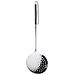 Schiumarola Ellisse in Acciaio Inox - Resistente e Lavabile in Lavastoviglie - Manico Ergonomico con Foro per Appenderla - Ideale per Fritture e Cotture in Acqua - Made in Italy - Foto miniatura 1
