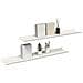 Scaffale da parete 2 pcs Bianco 100 x 18 x 2,5 cm - Foto miniatura 3