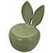 Sedia Bunny In Plastica Verde Salvia — Design A Orecchie Di Coniglio - Foto miniatura 4