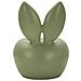 Sedia Bunny In Plastica Verde Salvia — Design A Orecchie Di Coniglio - Foto miniatura 7