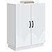 Credenza Bianco 66 x 34,5 x 87 cm Legno ingegnerizzato - Foto miniatura 3