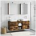 Set di mobili per il bagno 5 pcs Rovere Fumo - Foto miniatura 2