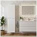 Set di mobili da bagno, BeigeMobilealto per bagno e lavabo 60 cmMobilecon piano d'appoggio, Appeso, MDF, MODERNO - Foto miniatura 3