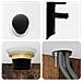 Set di mobili per il bagno 2 pz Legno antico 33 x 34,5 x 100 cm - Foto miniatura 2