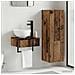 Set di mobili per il bagno 2 pz Legno antico 33 x 34,5 x 100 cm - Foto miniatura 10
