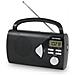 Radio Portatile Satinata Antenna Telescopica Funzione Allarme Nero - Foto miniatura 2