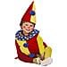 Costume Da Pagliaccio Per Bambino 1 A 3 Anni - Foto miniatura 2