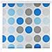 Tenda a Rullo per Doccia 80x240 cm con Motivo a Cerchi - Foto miniatura 3