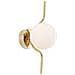 Faro Faro 29690 Le Vita Lampada Da Parete Oro Led 6w 270 - Foto miniatura 1