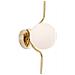 Faro Faro 29690 Le Vita Lampada Da Parete Oro Led 6w 270 - Foto miniatura 5