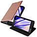 Custodia Compatibile Con Nokia Lumia 1320 In Marrone Cappuccino - Coperchio Protettiva Con Chiusura Magnetica, Funzione Stand E Tasca Per Le Carte - Foto miniatura 1