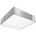 Novità! Plafoniera Grigia Per Cucina E Camera - Pvc - Ollux Horus 35 Sl. 0137 Lampada Da Soffitto Quadrata, Stile Moderno, A 2 Luci Led E-27 *** Lampade - I Prezzi Più Bassi Su Amazon! - Foto miniatura 8