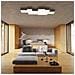Novità! Plafoniera Grigia Per Cucina E Camera - Pvc - Ollux Horus 35 Sl. 0137 Lampada Da Soffitto Quadrata, Stile Moderno, A 2 Luci Led E-27 *** Lampade - I Prezzi Più Bassi Su Amazon! - Foto miniatura 11
