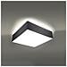 Novità! Plafoniera Grigia Per Cucina E Camera - Pvc - Ollux Horus 35 Sl. 0137 Lampada Da Soffitto Quadrata, Stile Moderno, A 2 Luci Led E-27 *** Lampade - I Prezzi Più Bassi Su Amazon! - Foto miniatura 15