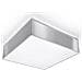 Novità! Plafoniera Grigia Per Cucina E Camera - Pvc - Ollux Horus 35 Sl. 0137 Lampada Da Soffitto Quadrata, Stile Moderno, A 2 Luci Led E-27 *** Lampade - I Prezzi Più Bassi Su Amazon! - Foto miniatura 4