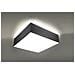 Novità! Plafoniera Grigia Per Cucina E Camera - Pvc - Ollux Horus 35 Sl. 0137 Lampada Da Soffitto Quadrata, Stile Moderno, A 2 Luci Led E-27 *** Lampade - I Prezzi Più Bassi Su Amazon! - Foto miniatura 6