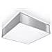 Novità! Plafoniera Grigia Per Cucina E Camera - Pvc - Ollux Horus 35 Sl. 0137 Lampada Da Soffitto Quadrata, Stile Moderno, A 2 Luci Led E-27 *** Lampade - I Prezzi Più Bassi Su Amazon! - Foto miniatura 1