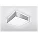 Novità! Plafoniera Grigia Per Cucina E Camera - Pvc - Ollux Horus 35 Sl. 0137 Lampada Da Soffitto Quadrata, Stile Moderno, A 2 Luci Led E-27 *** Lampade - I Prezzi Più Bassi Su Amazon! - Foto miniatura 2