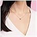 Donna Argento Collana Con Ciondolo 398425c01-45 - Foto miniatura 3