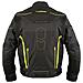 Giacca Moto Tessuto Sport Protezioni Ce Impermeabile Ventilata Fluo L - Foto miniatura 3