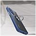 Cover Xiaomi Redmi Note 10 Pro Bi-materia Anello Metallico Supporto Blu - Foto miniatura 2