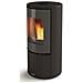 Stufa A Legna In Ghisa Nera Da 8kw - 400220noir - Foto miniatura 1
