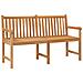 Panchina da Giardino 150 cm in Legno Massello di Teak - Foto miniatura 2