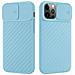 Custodia Compatibile Con Apple Iphone 12 Pro Max In Turchese Opaco - Coperchio Protettivo In Silicone Tpu Flessibile E Con Protezione Per La Fotocamera - Foto miniatura 1