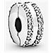 Charm Pandora Clip Doppio Pavè - Foto miniatura 1