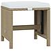 Set Da Pranzo Per Giardino 11pz Con Cuscini In Polyrattan Beige - Foto miniatura 7