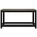 Tavolino Da Salotto Grigio E Nero 90x45x45 Cm In Mdf E Ferro - Foto miniatura 2