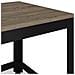 Tavolino Da Salotto Grigio E Nero 90x45x45 Cm In Mdf E Ferro - Foto miniatura 4