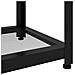 Tavolino Da Salotto Grigio E Nero 90x45x45 Cm In Mdf E Ferro - Foto miniatura 5