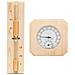 Set Timer Igrotermografo E Clessidra Sauna 2 In 1 Massello Pino - Foto miniatura 1