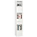 Armadio Colonna Salvaspazio Mobiletto Salvaspazio Scaffale Alto Cassettiera Bagno Mobiletto Bagno Str10-w - Foto miniatura 1