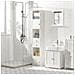 Armadio Colonna Salvaspazio Mobiletto Salvaspazio Scaffale Alto Cassettiera Bagno Mobiletto Bagno Str10-w - Foto miniatura 7