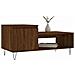 Tavolino Da Salotto Rovere Marrone100x50x45cm Legno Multistrato - Foto miniatura 3