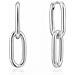 Orecchini Donna E021-01h Argento Puro 2,5 Cm - Foto miniatura 1