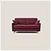 Edgar Divano letto matrimoniale in tessuto felis impermeabile T03 200 cm (mat. 160x197) rosso - Foto miniatura 3