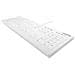 Tastiera USB AK-C8112-US-W/DE  (Layout Tedesco) Colore Bianco - Foto miniatura 2