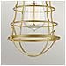 Plafoniera Industrial Nordica Mixon Acciaio Ottone Spazzolato 1 Luce E27 - Foto miniatura 2