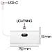 Caricabatterie Esterno 5000mah Connettori Lightning E Usb-c 20w, Bianco - Foto miniatura 5