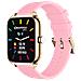 Smartwatch SWT-STC007 Bluetooth Cassa Gold 42 mm in Alluminio con Doppio Cinturino Rosa e Nero - Foto miniatura 1