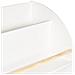 Libreria A 3 Ripiani Liloet 102 Cm Bianco - Foto miniatura 5