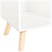 Libreria A 3 Ripiani Liloet 102 Cm Bianco - Foto miniatura 6