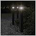 Lampada da Terra per Esterni con Sensore Nera 80cm in Alluminio - Foto miniatura 5