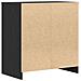 Credenza Rovere Nero 70x41x75 cm in Legno Multistrato - Foto miniatura 6